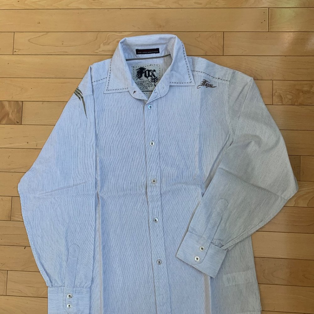Fox Youth (teenage) Button up Shirt, Large